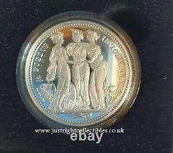 2021 St. Helena Three Graces 1 Oz Silver Proof Coin with coa and box Low Mintage