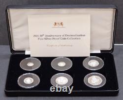 2021 TDC 50th Anniversary of Decimalisation Fine Silver Proof Coin Collection