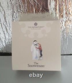2021 The Snowman 50p Silver Proof Coin, LIMITED EDITION 7000! NEW! IN HAND