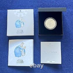 2021 The Tales Of Peter Rabbit One Ounce £2 Pound Silver Proof Coin New 2e271