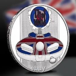 2021 The Who UK Music Legends 1oz Silver Proof Coin Boxed with Certificate