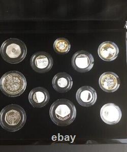 2021 UK Silver Proof Annual 13 Coin Set Royal Mint Sealed Box With COA 332