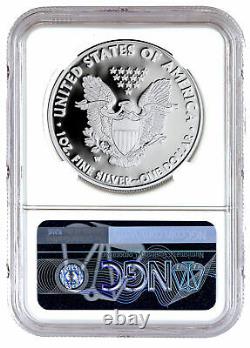 2021 W Silver Proof American Eagle NGC PF70 UC FR 35th Anniversary Label