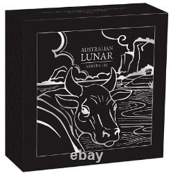 2021 Year Of The Ox Lunar 1oz Silver Proof High Relief Coin