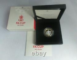 2022 150 Years of the FA Cup. 925 Silver Proof UK £2 Coin ONLY 3750 Boxed/COA