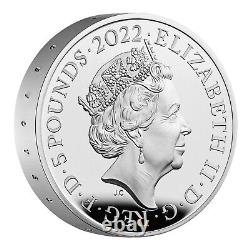 2022 £5 The Queen's Reign The Commonwealth Silver Proof Coin