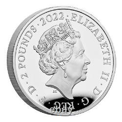 2022 British Monarchs 03 George I 1 Oz Silver Proof Coin with Box and COA AAA