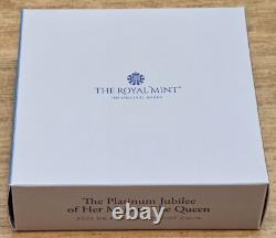 2022 Elizabeth II Silver Proof £5 Coin Platinum Jubilee COA