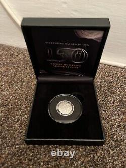 2022 Gibraltar Silver Proof One 1 Pound Coin The Open St Andrews Boxed Coa