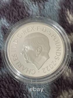 2022 Great Britain 5 £ Silver Proof Her Majesty Queen Elizabeth