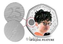 2022 Harry Potter 50p 25 Years Of Magic Silver Proof Coin Royal Mint. LOW COA