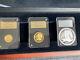 2022 Jubilee Proof Coin SET 1/4, 1/10 oz gold, + 1 oz silver Angel Isle of Man