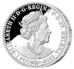 2022 Masterpiece Gothic Crown Victoria Portrait 1oz Silver Proof Coin AD EIC