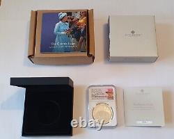 2022 Queen's Reign Charity & Patronage £5 Silver Proof Coin Ngc Graded