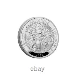 2022 Royal Mint 1oz Silver Proof Britannia. Limited Edition 3500