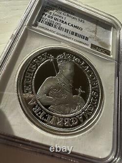 2022 Royal Mint British Monarchs King James I UK 2oz Silver Proof £5 Coin