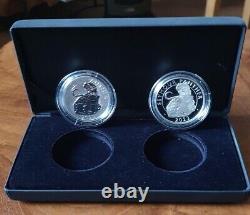 2022 Seymour Panther UK Royal Mint Silver Proof Coin set