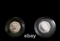 2022 Silver Proof 50p Jubilee Queen Elizabeth II (2x50ps)