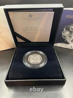 2022 Silver Proof Piedfort Queen Elizabeth II Memorial UK 50p Fifty Pence