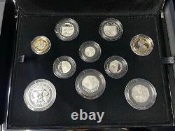 2022 Silver Proof Queen Elizabeth II Memorial UK Coin Set 26-22 Privy
