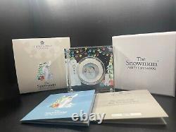 2022 Silver Proof Snowman and Snowdog UK 50p Fifty Pence COA 3275
