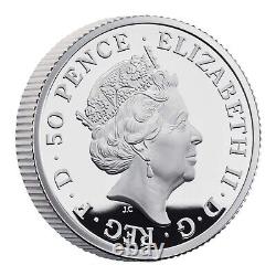 2022 The Britannia UK 6-Coin Silver Proof Set last to carry Q Elizabeth ll head