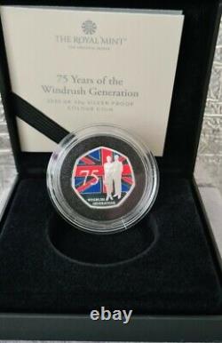 2023 75th Anniversary WINDRUSH GENERATION 50p SILVER PROOF Coin