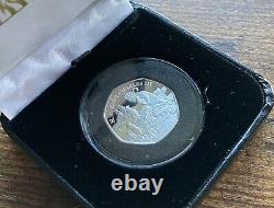 2023 Fifty Pence 50p Falkland Islands King Charles 75th Silver proof 175 Mintage