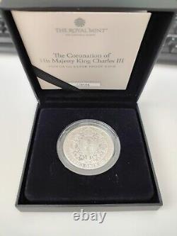 2023 King Charles III Coronation 1oz (one) 999.9 Silver Proof Coin