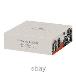 2023 Merlin Myths and Legends 1oz Silver Proof Coin Royal Mint Box and COA