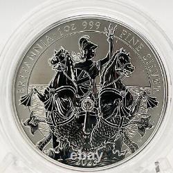 2023 RM Silver Proof & Reserve Frosted Proof 1oz Britannia £2 Two-Coin Set