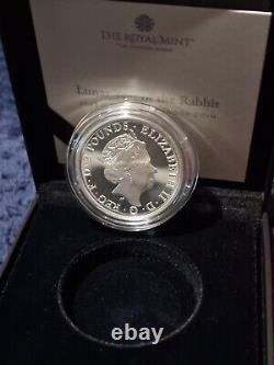 2023 Royal Mint Lunar Year Of The Rabbit 1oz Silver Proof £2 Coin Sold Out