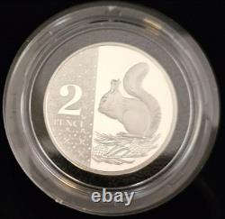 2023 Royal Mint UK Charles III Definitives Silver Proof Coin Set