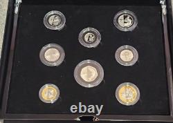 2023 Royal Mint UK Charles III Definitives Silver Proof Coin Set