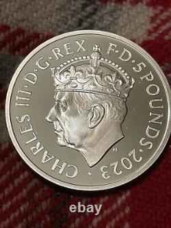 2023 Silver Crown Coronation Of King Charles III Proof Coin Boxed
