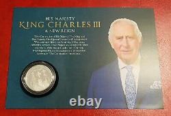 2023 Silver Proof £? 5 Coin Cover Hm King Charles III Coronation Limited Edition