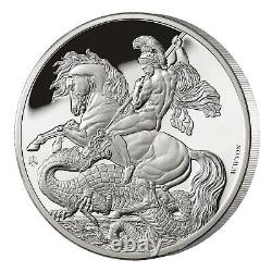 2023 Silver Proof St George And The Dragon 1oz St Helena East India Company KC