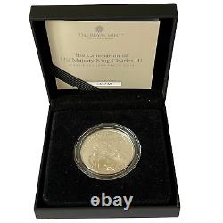 2023 UK Charles III 5 Pounds Silver Proof Coin in Box (Coronation)