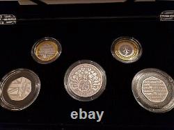 2023 UK SILVER PROOF Commemorative 5 Coin Set. LEP Only 650. In hand. Sold Out