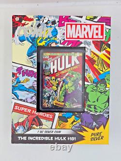 2024 1 oz. 999 Silver Niue Marvel Comix The Incredible Hulk #181 WOLVERINE Coin