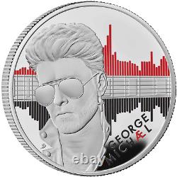 2024 Music Legends'George Michael' 1 oz 999 Fine Silver Proof Coin