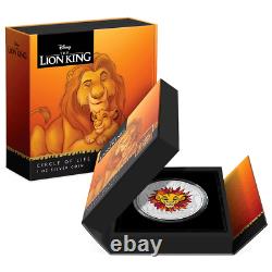 2024 Niue Disney Lion King 30th Ann. Circle of Life 1 oz Silver Proof Coin