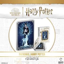 2024 Niue Harry Potter Patronus 1 oz Silver Colorized Proof Coin MIntage 2000