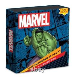 2024 Niue Marvel Classic Superheroes Incredible Hulk 1 oz Silver Proof Coin