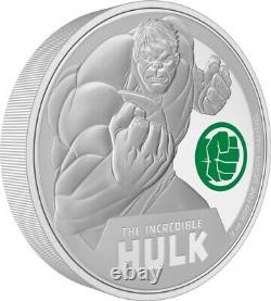 2024 Niue Marvel Classic Superheroes Incredible Hulk 3 oz Silver Proof Coin