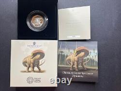 2024 Silver Proof Diplodocus UK 50p Fifty Pence 005