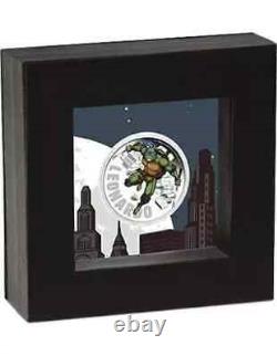 2024 Tuvalu Teenage Mutant Ninja Turtles Leonardo 1 oz Silver Colored Proof Coin