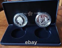 400th Anniversary of the Mayflower Voyage Silver Proof Coin & Medal set