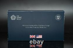400th Anniversary of the Mayflower Voyage Silver Proof Coin & Medal set