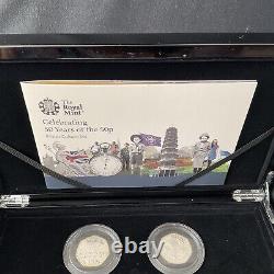 50 Years KEW GARDEN'S 50p ANNIVERSARY SET PROOF SILVER COINS Royal Mint